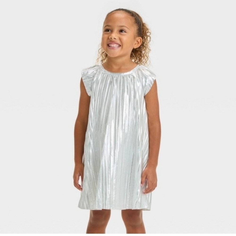 Oshkosh B'gosh Toddler Girls Slimmer Dress Silver